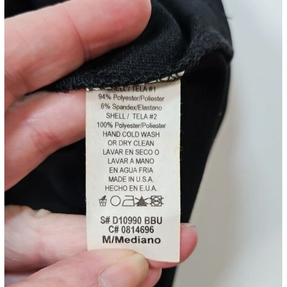 Mystic Women's Black Backless Halter Mini Dress Size‎ Medium - NWOT